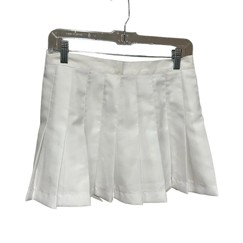 2/$20 Reebok White Pleated Tennis Mini Skirt